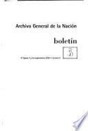 Boletín del Archivo General de la Nación