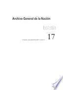 Boletín del Archivo General de la Nación