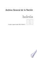 Boletín del Archivo General de la Nación, México