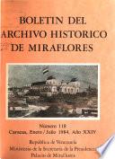 Boletín del Archivo Histórico de Miraflores