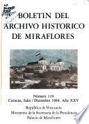 Boletín del Archivo Histórico de Miraflores