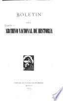 Boletín del Archivo Nacional de Historia