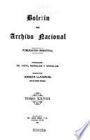 Boletin del Archivo Nacional