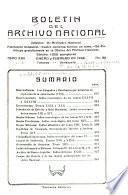 Boletín del Archivo Nacional
