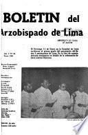 Boletín del Arzobispado de Lima
