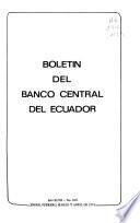 Boletín del Banco Central del Ecuador