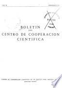 Boletín del Centro de Cooperación Científica para America Latina
