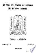 Boletín del Centro de Historia del Estado Trujillo