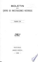 Boletín del Centro de Investigaciones Históricas