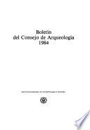 Boletín del Consejo de Arqueología