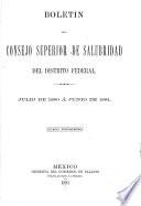 Boletín del Departamento de Salubridad Pública