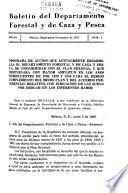 Boletín del Departamento forestal y de caza y pesca