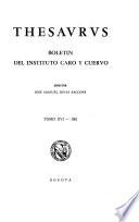 Boletín del Instituto Caro y Cuervo