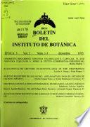 Boletín del Instituto de Botánica