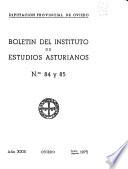 Boletín del Instituto de Estudios Asturianos