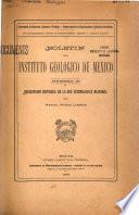 Boletín del Instituto Geológico de México