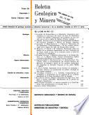 Boletín del Instituto Geológico y Minero de España