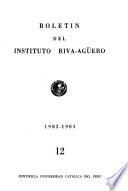 Boletín del Instituto Riva-Agüero