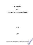 Boletín del Instituto Riva-Agüero