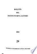 Boletín del Instituto Riva-Agüero