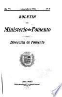 Boletín del Ministerio de Fomento