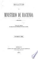 Boletin del Ministerio de hacienda