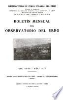 Boletín del Observatorio del Ebro