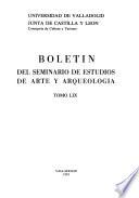 Boletín del Seminario de Estudios de Arte y Arqueología