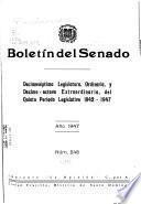 Boletín del Senadom