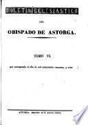 Boletín eclesiástico del obispado de Astorga