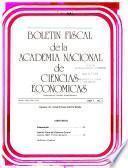 Boletín fiscal de la Academia Nacional de Ciencias Económicas