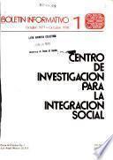 Boletín informativo - Centro de Investigación para la Integración Social