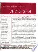 Boletín informativo de AIBDA.