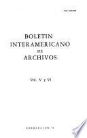 Boletín interamericano de archivos