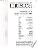 Boletín interamericano de música