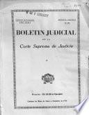 Boletín judicial de la Corte Suprema de Justicia