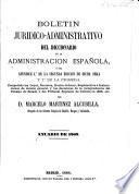 Boletín jurídico-administrativo del Diccionario de la administración española, ó sea apéndice 1o [etc.] de la segunda edición de dicha obra y 7o [etc.]de la primera, etc
