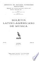 Boletín latino-americano de música