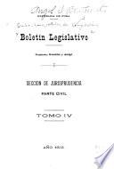 Boletín legislativo