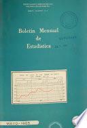 Boletín mensual de estadística