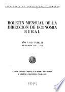 Boletín mensual del Departamento de economía agricola