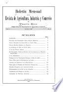 Boletín Mensual del Dept de Agricultura y Comercio