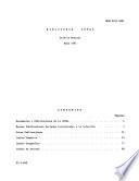 Boletín mensual