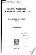 Boletín mexicano de derecho comparado