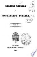 Boletín oficial de instrucción pública