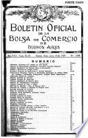 Boletin oficial de la Bolsa de comercio de Buenos Aires