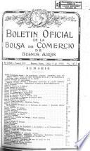 Boletin oficial de la Bolsa de comercio de Buenos Aires
