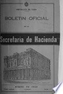 Boletin oficial de la Secretaría de Hacienda
