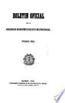 Boletín oficial de la Sociedad Hahnemanniana matritense