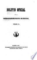 Boletín oficial de la Sociedad Hahnemanniana matritense